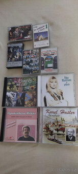 CD a DVD a mg kazety - lidovky, dechovky a další - 6