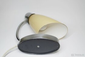 Retro chromovaná art deco lampička Drupol - 6