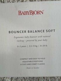 BabyBjörn Bouncer - sedátko a houpátko - 6