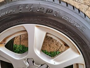 4x original. Alu disky Audi + zimni gumy Hankook - 6