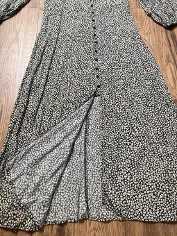 Dlouhé letní propínací viskózové šaty H&M (vel. 38), PC 1190 - 6