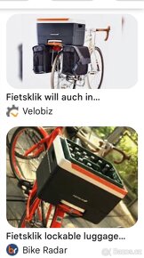 Fietsklik. Košík na kolo. Bicycle basket. - 6