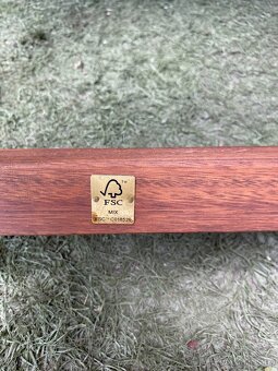 TEAK 4 ks KŘESLA "JUTLANDIA" POLOHOVATELNÁ + POLSTRY - 6