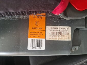 Autosedačka 15-36 kg Britax Römer Kidfix SICT - 6