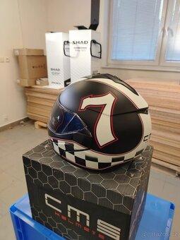 výklopná přilba CMS helmets SUC GT CAFE RACER velikost M - 6