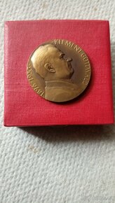 Bronzová Plaketa KLEMENT GOTTWALD 1896 - 1953 - 6