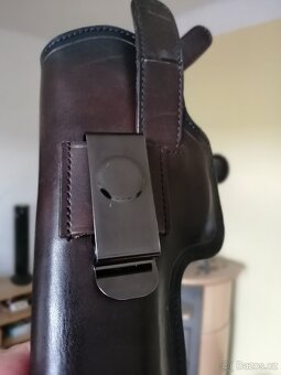 Opaskové kožené pouzdro na pistoli CZ - 97 - 6