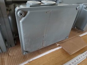 Elektromotor s převodovkou Lenze, 0,75kW , 403 ot/min, brzda - 6