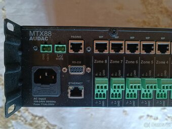 MTX88 Audio matice pro 8 zón AUDAC / PC 40.000 Kč - 6