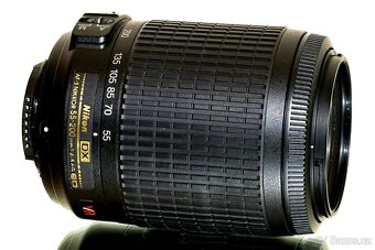 NIKON AF-S 55-200mm VR + UV filtr NEPOUŽÍVANÝ - 6