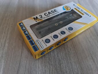 Přenosný box pro M.2 disk NGFF průhledný USB 3 - nový - 6