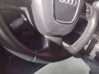 Audi A4 b8,A5,A6 4f tříramenný multifunkční volant s pádlama - 6