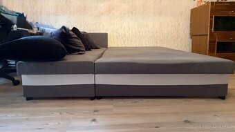 Rozkládací gauč s úložným prostorem (včetně polštářeů) - 6