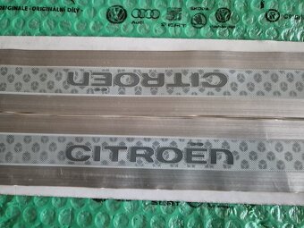 dekorativní ozdobné a ochranné lišty prahu Citroen C4 Picass - 6