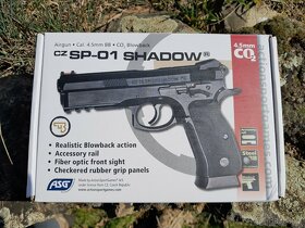 REZERVACE Vzduchová pistole CZ 75 Shadow Blowback - 6