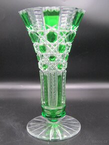 menší vázy barevný křišťál - 6