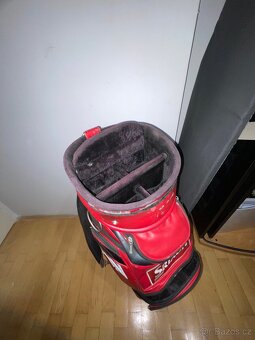 Srixon Tour Staff 5cestná golfová taška červená/černá - 6