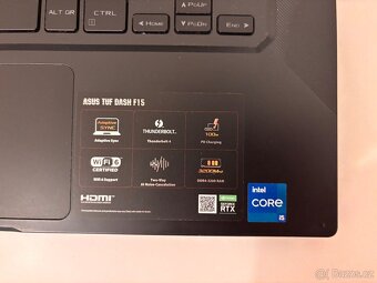 ASUS TUF F15 DASH NVIDIA RTX 3060 6GB INTEL CORE i5-11300H - 6