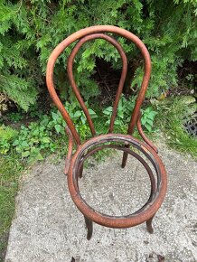 Židle z ohýbaného dřeva - Thonet (2 ks) - 6