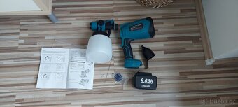 Stříkací Aku pistole Gisam, pro baterie Makita 18V, nová. - 6