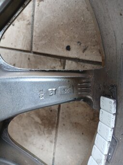 Prodám disky r16 112x5 s pneu 195/60 r16 - 6