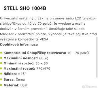 Univerzální nástěnný držák na TV - 6