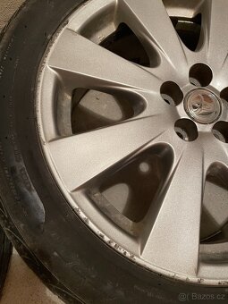 4x Al kola TOYOTA 5x100 + letní pneu Pirelli 215/50/17 - 6