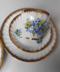 Vynikající porcelánové čajové trio od Mitterteich - 6