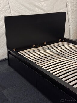 Postel 140x200 IKEA MALM + šuplíku - 6