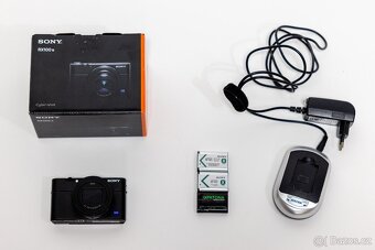Sony RX100 mk VI + 3 náhradní baterie + karta + nabíječka - 6