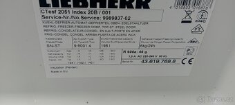 Lednic LIEBHERR s mrazákem nerez CTesf 2051 A+198L - 6