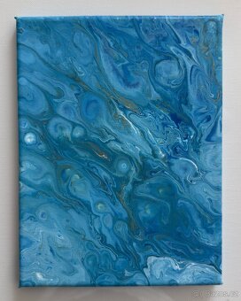 Akrylové obrazy - tekuté emoce - 6