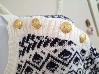 Párkrát oblečený dámský nádherný svetr LINDEX M 38 - 6