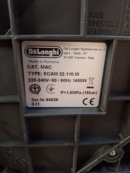 DeLonghi Magnifica S ECAM 22.110.W - 6