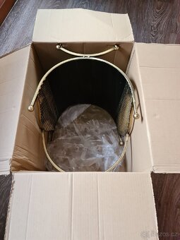 Kovaný koš na dřevo - 6