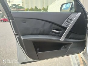 Interiér BMW E61 černá kůže paměti, výhřev KRÁSNÝ - 6