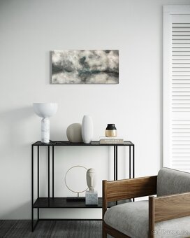 Abstraktní obraz - Zasnění - 80x40cm - 6