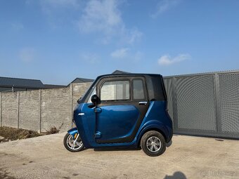 Elektromobil - Elektrická tříkolka Leramotors E1, modrá - 6