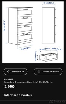 Komoda BRIMNES IKEA - 6