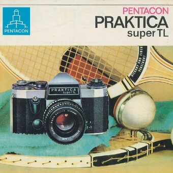 Prospekty k fotoaparátům Pentacon Six a Praktica - 6