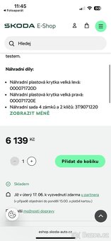 Základní střešní nosič Octavia IV nový - 6