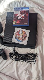 Ps4 500gb,2x ovladac,GTA V. GT sport - 6