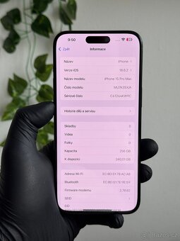iPhone 15 Pro Max 256GB modrý - 6