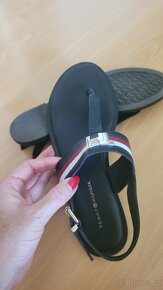 Patnofle sandály Tommy Hilfiger - kožené - 6