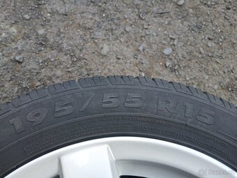 Prodám sadu ALU kol Enzo 195/55R15 letní - 6