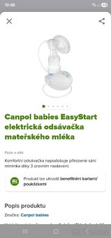 elektrická odsávačka mateřského mléka - 6