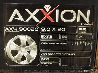 20" Alu kola 5x112 AXXION CHROM-TITAN NOVÉ - 6