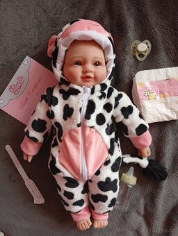 Realistická Reborn panenka kravička - 6