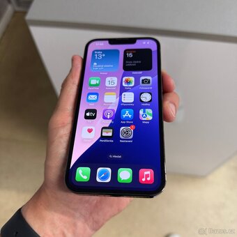iPhone 13 Pro 128GB zelený, pěkný stav, 12 měsíců záruka - 6