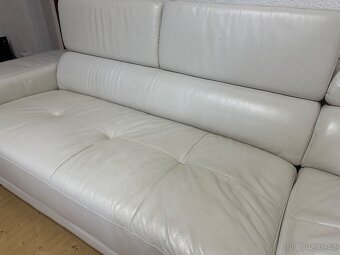 Moderní kvalitní kožená sedací souprava - 6